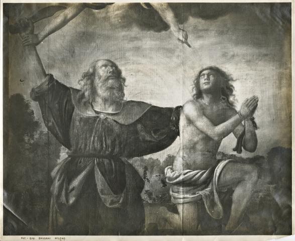 Bassani, Gigi — Luini Bernardino - sec. XVI - Sacrificio di Isacco — particolare